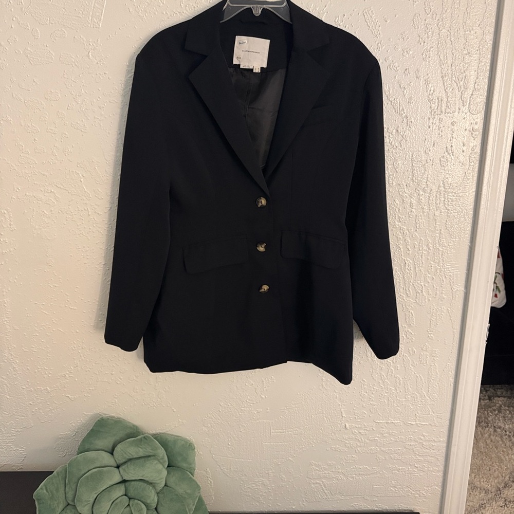 Anthropologie Sculpted Black Blazer - Picture 9 of 9